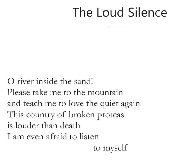 Original poem 1 page — Flowers Of A Broken Smile. Exact facsimile from the authorised EPUB.