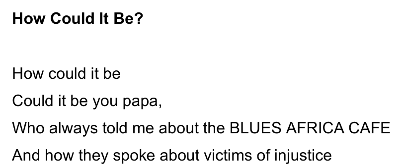 Opening portion of How Could It Be? — If Only. Exact facsimile from the authorised EPUB.